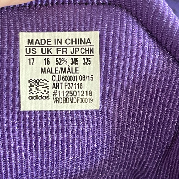 Adidas Rose 773 Bounce Size 17 Purple F37116 - Picture 7 of 9